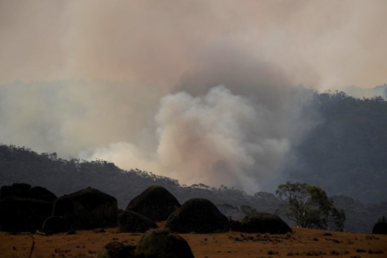 LYNXMPEG0B0DE.jpg,El humo se eleva de un incendio en el Complejo Adaminaby cerca de Yaouk, Nueva Gales del Sur, Australia 11 de enero, 2020. REUTERS/Tracey Nearmy; Crédito: TRACEY NEARMY, Reuters
