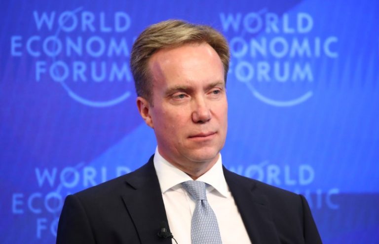 LYNXMPEG0E12G.jpg,World Economic Forum (WEF) President Borge Brende attends a news conference ahead of the Davos annual meeting in Cologny near Geneva, Switzerland, January 14, 2020. REUTERS/Denis Balibouse; Crédito: DENIS BALIBOUSE, Reuters