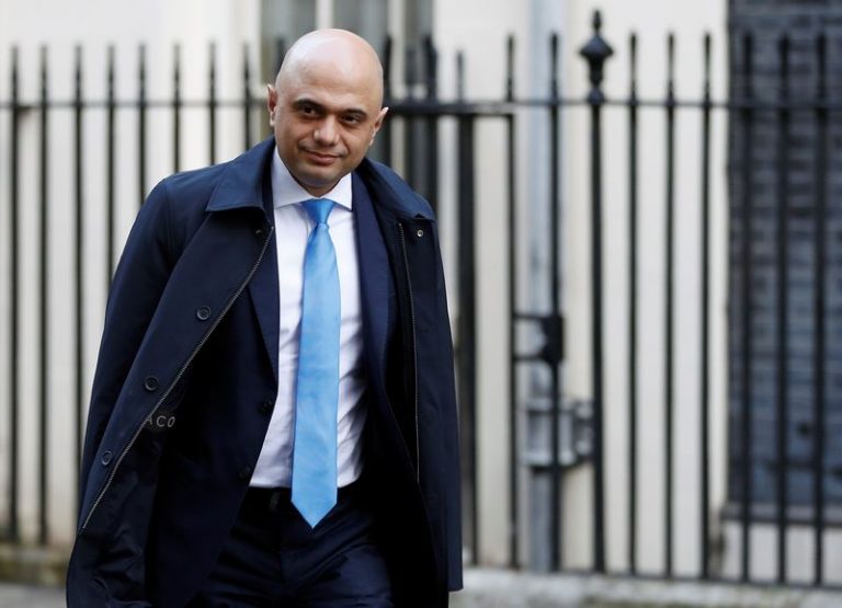 LYNXMPEG1A15D.jpg,Foto de archivo del ministro de Finanzas británico, Sajid Javid, fuera de Downing Street en Londres. 
Ene 28, 2020.  REUTERS/Peter Nicholls; Crédito: PETER NICHOLLS, Reuters LYNXMPEG1A15D.jpg,Foto de archivo del ministro de Finanzas británico, Sajid Javid, fuera de Downing Street en Londres. 
Ene 28, 2020.  REUTERS/Peter Nicholls; Crédito: PETER NICHOLLS, Reuters