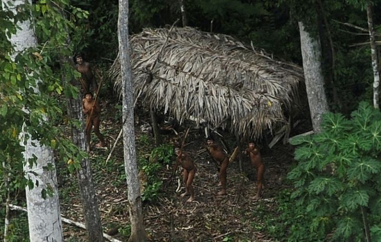LYNXMPEG221MJ.jpg,Imagen de archivo de indígenas en Brasil reaccionando a un avión sobrevolando sobre su comunidad en la cuenca del Amazonas cerca del río Xinaneen el estado de Acre, Brasil, Marzo 25, 2014.  REUTERS/Lunae Parracho/; Crédito: Lunae Parracho, Reuters