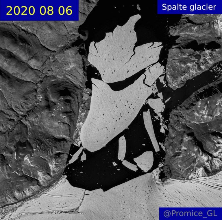 LYNXMPEG8D1TU.jpg,Una imagen de satélite muestra el glaciar Spalte, en el noreste de Groenlandia. 6 de agosto de 2020. Copérnico de la UE y GEUS/vía REUTERS. ATENCIÓN EDITORES -  ESTA IMAGEN HA SIDO ENTREGADA POR UN TERCERO. NO DISPONIBLE PARA REVENTA NI ARCHIVO. CREDITO OBLIGATORIO; Crédito: Handout ., Reuters LYNXMPEG8D1TU.jpg,Una imagen de satélite muestra el glaciar Spalte, en el noreste de Groenlandia. 6 de agosto de 2020. Copérnico de la UE y GEUS/vía REUTERS. ATENCIÓN EDITORES -  ESTA IMAGEN HA SIDO ENTREGADA POR UN TERCERO. NO DISPONIBLE PARA REVENTA NI ARCHIVO. CREDITO OBLIGATORIO; Crédito: Handout ., Reuters
