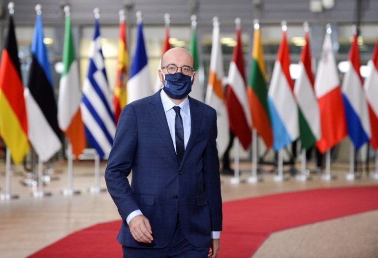 LYNXMPEG9F0MG.jpg,El presidente del Consejo Europeo, Charles Michel, a su llegada a la cumbre cara a cara de los líderes de la Unión Europea en Bruselas, Bélgica, el 16 de octubre de 2020. REUTERS/Johanna Geron/Pool; Crédito: JOHANNA GERON, Reuters